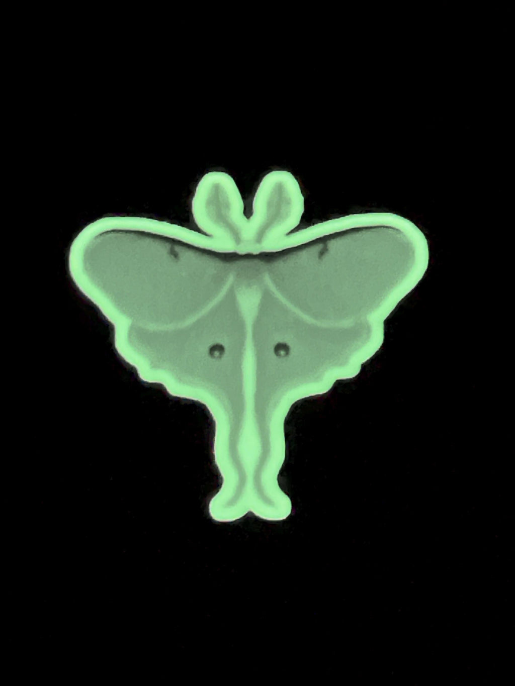 Blinque's Original Design Glow-in-the-Dark Luna Moth Sticker