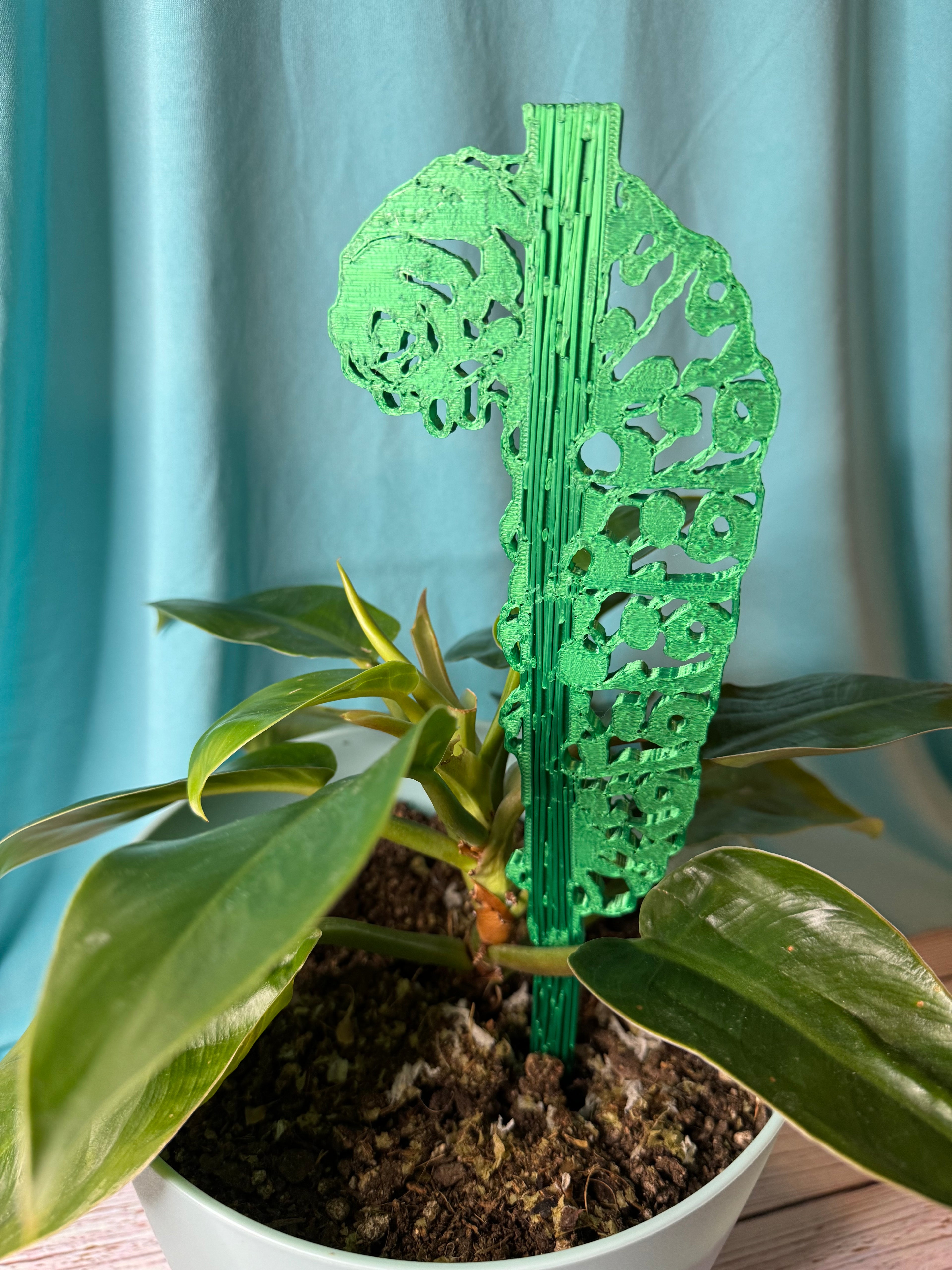 3D Printed Black Swallowtail Caterpillar Plant Stake
