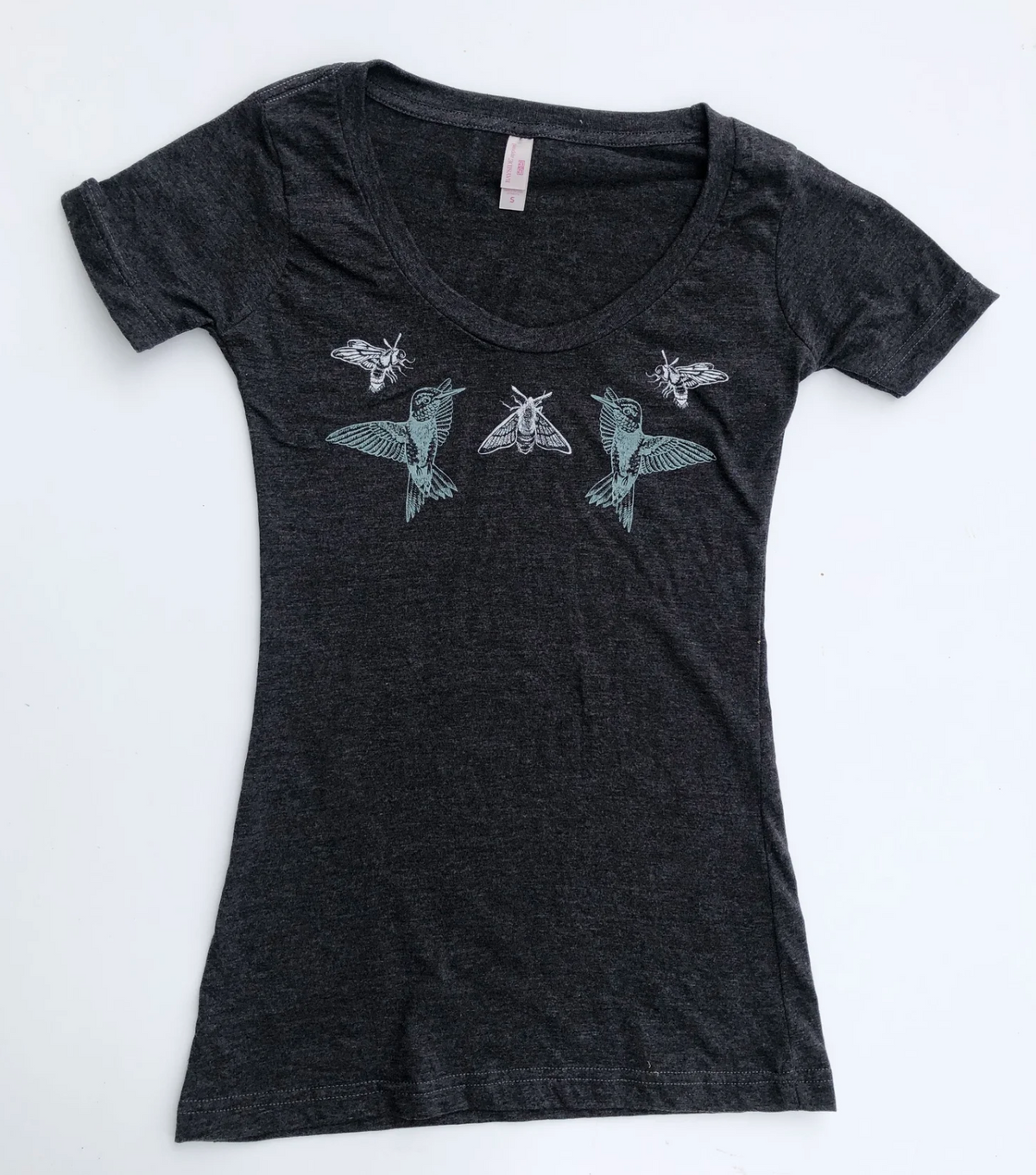 Solstice Handmade Hummingbirds Scoopneck Shirt