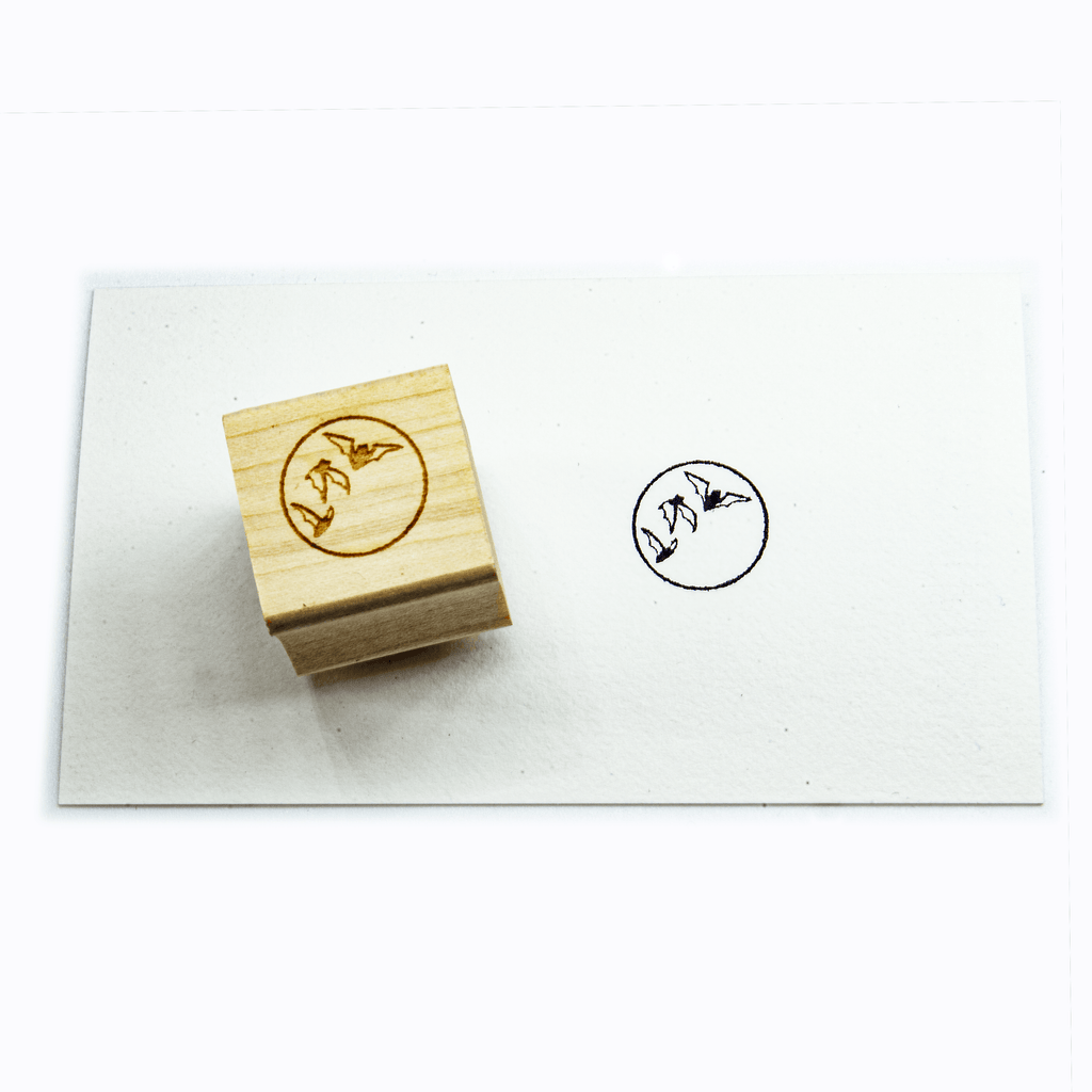 Bat Moon Stamp Block
