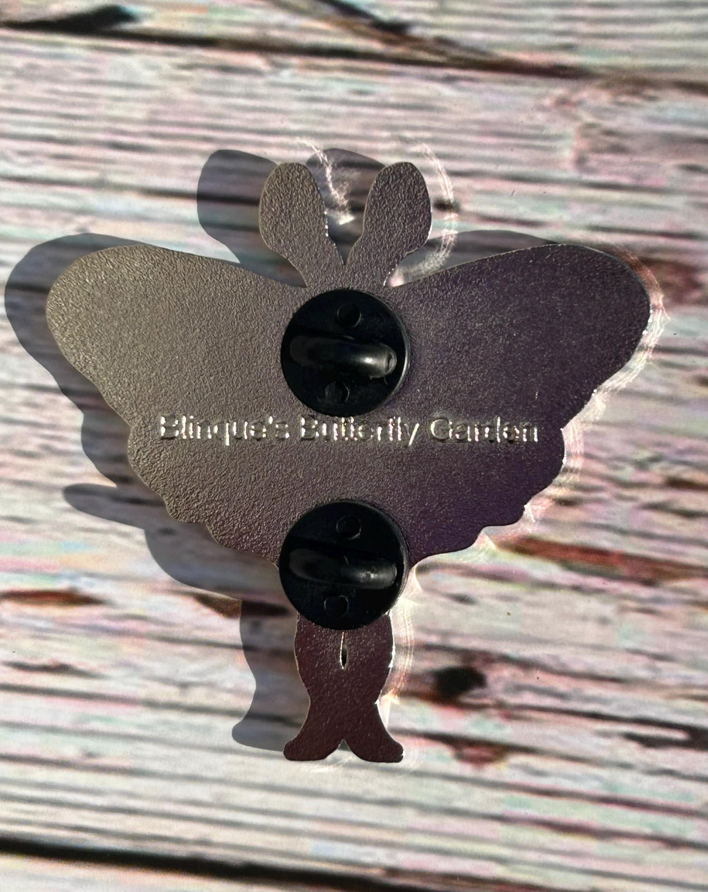 Glow-in-the-Dark Luna Moth Enamel Pin