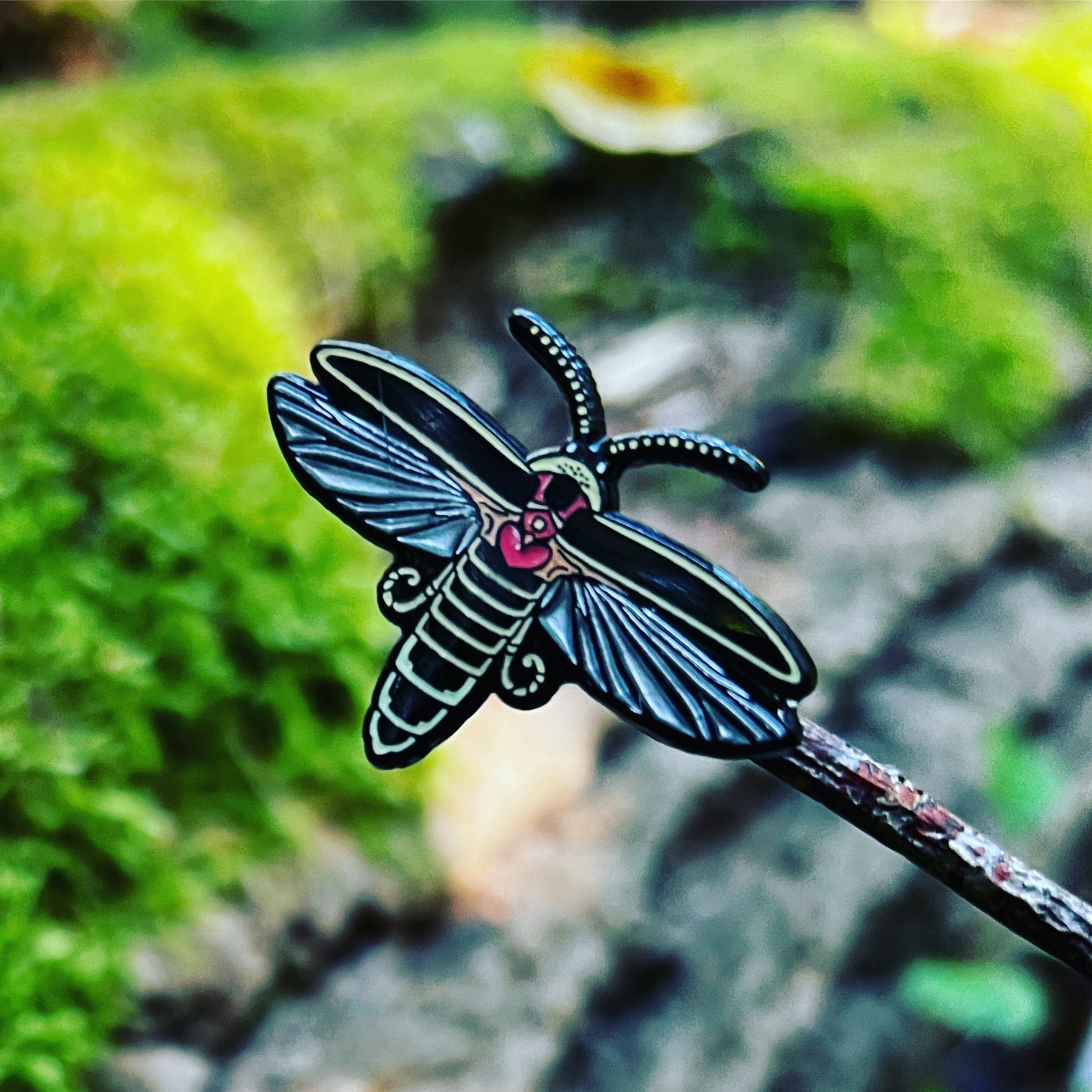 Firefly in Flight Enamel Pin